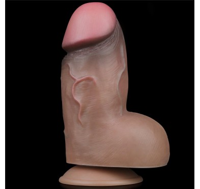 Grube dildo żylaste realistyczne obwód 21,5cm